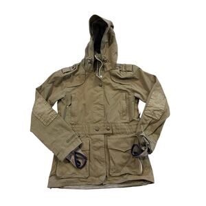 Holden Ski Snowboard Jacket Womens Size Medium Full Zip Hooded Solid Green